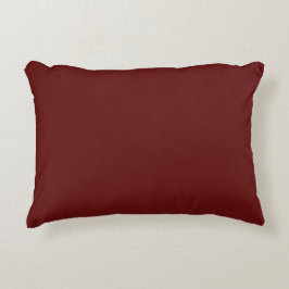 Almohada moderna de color burdeos