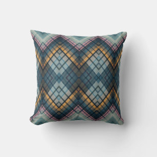 Almohada moderna de lanzamiento de cuadros geométr