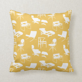Almohada moderna de las sillas de los mediados de