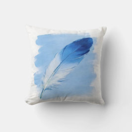 Almohada Moderna de Pluma Sencilla con Trazo de Pi