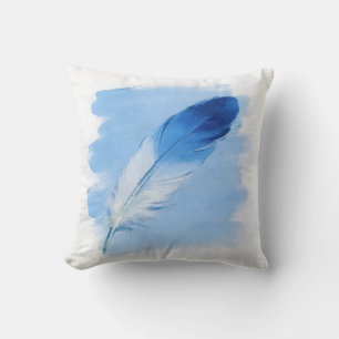 Almohada Moderna de Pluma Sencilla con Trazo de Pi