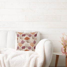 Almohada moderna de primavera con estampado floral