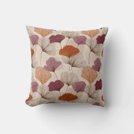 Almohada moderna de primavera con estampado floral