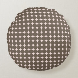 Almohada moderna de puntos de bosque de color rosa