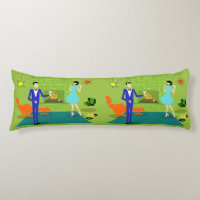 Almohada moderna del cuerpo de los pares de los