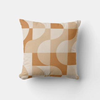 Almohada moderna geométrica beige