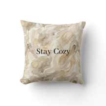 Almohada moderna negra y beige