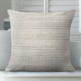 Almohada moderna neutra y cálida para tirar