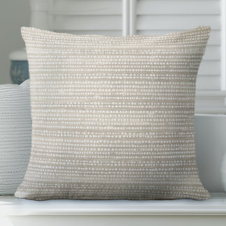 Almohada moderna neutra y cálida para tirar