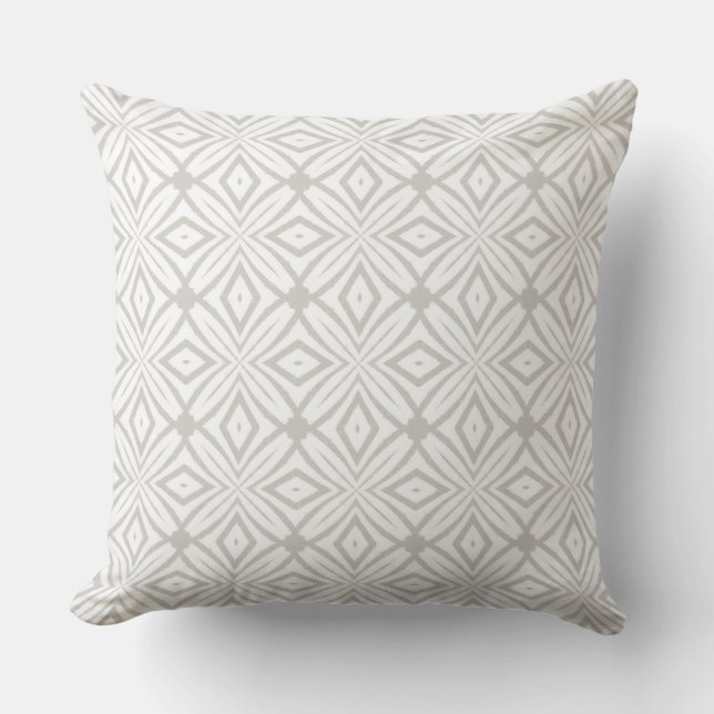 Almohada Moderna Neutral y Blanca (Anverso)