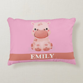 Almohada moderna personalizada con nombre