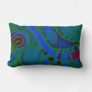 Almohada moderna vintage geométrica
