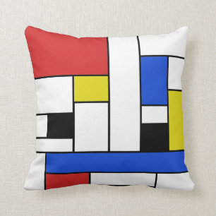 Almohada Mondrian Lines