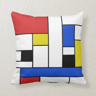 Almohada Mondrian Lines