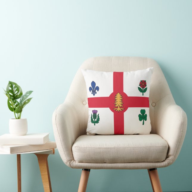 Almohada Montreal, Canadá Bandera American MoJo (Silla)