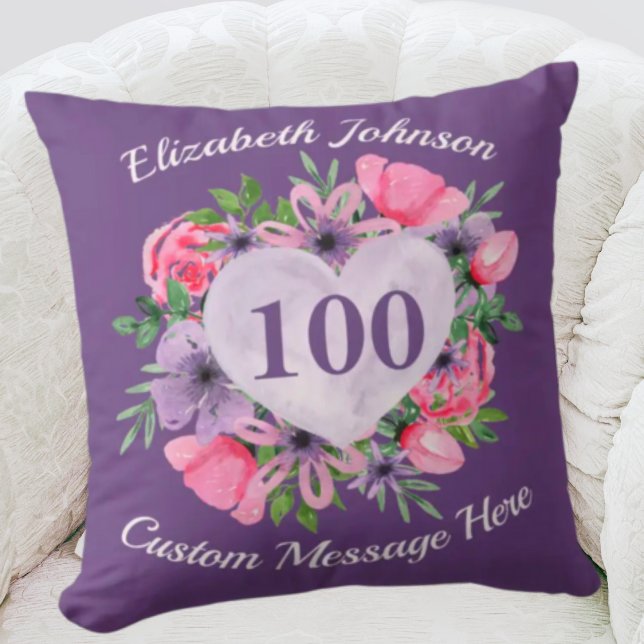 Almohada morada de 100 años para mujeres (Subido por el creador)