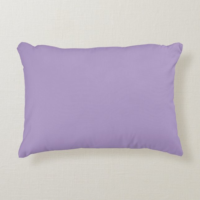 Almohada Morada Suave, Sólida, Moderna (Anverso)