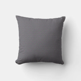Almohada morada y gris con ogee