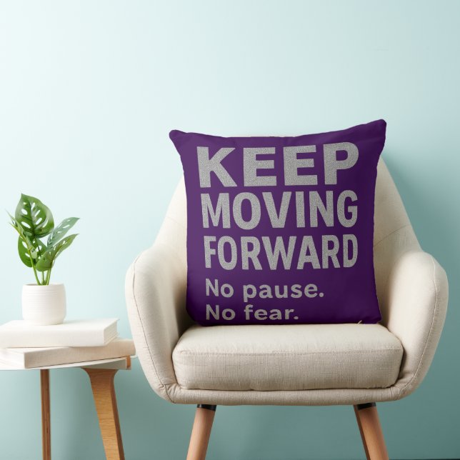 Almohada Motivacional 'Sigue Adelante'  (Silla)