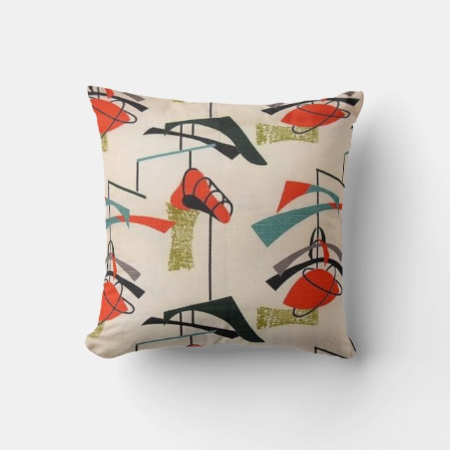 Almohada móvil atómica moderna de la tela de los (Anverso)