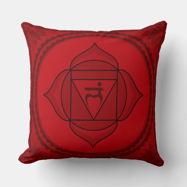 Almohada Muladhara o chakra raíz (Anverso)