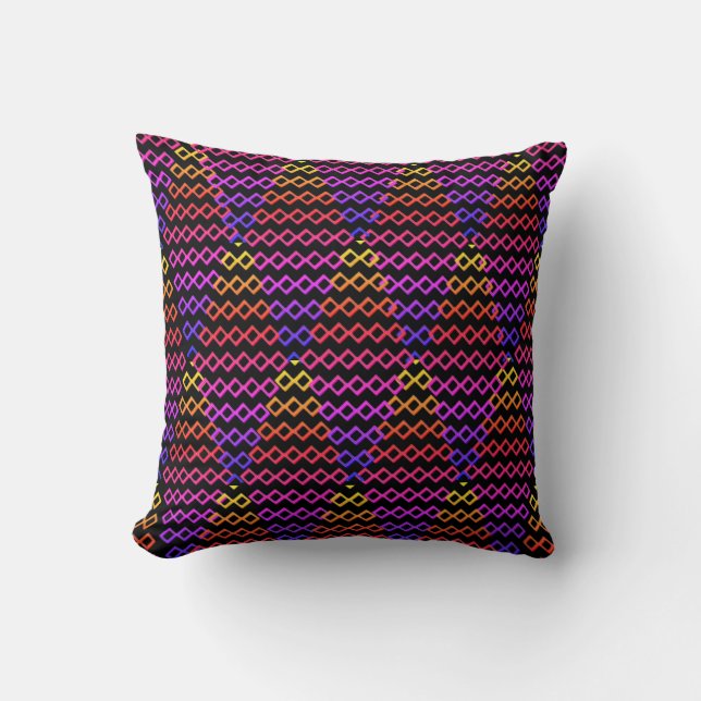 Almohada Multicolore Rombo  (Anverso)