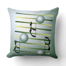 Almohada Música-temática del diseñador de Musico