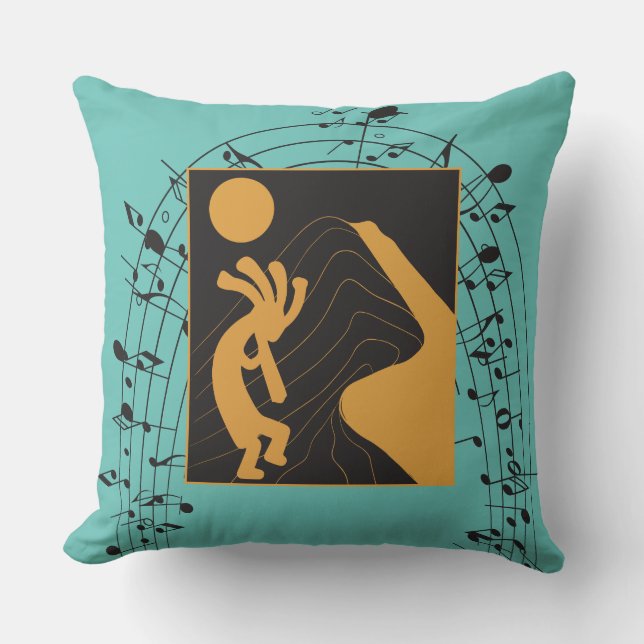 Almohada Musical Kokopelli (Anverso)