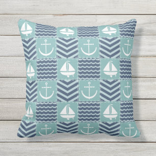 Almohada náutica del edredón
