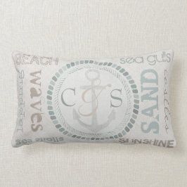 Almohada náutica del Lumbar de la playa del