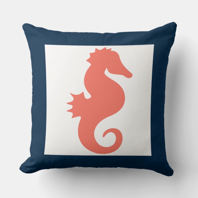 Almohada náutica del Seahorse (Anverso)