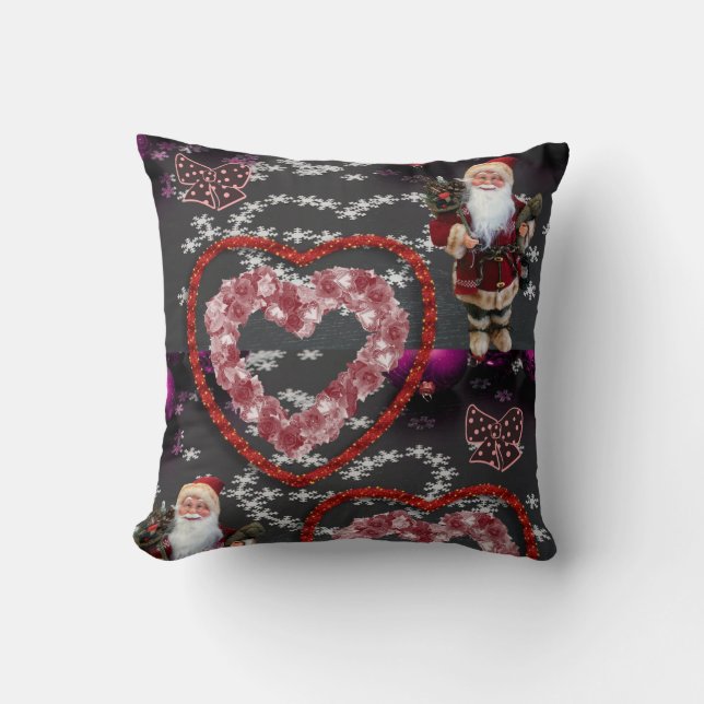Almohada Navideña de Santa Claus (Anverso)