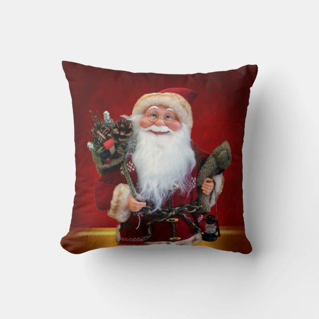 Almohada Navideña de Santa Claus (Anverso)