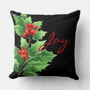 Almohada Navideña-Holly