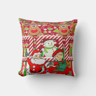 Almohada Navideña, Sra. Claus Santa