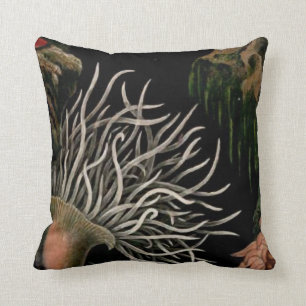 Almohada negra Coastal de los diseños náuticos d