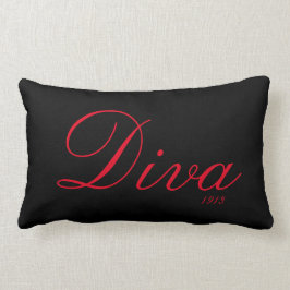 Almohada negra de la diva 1913