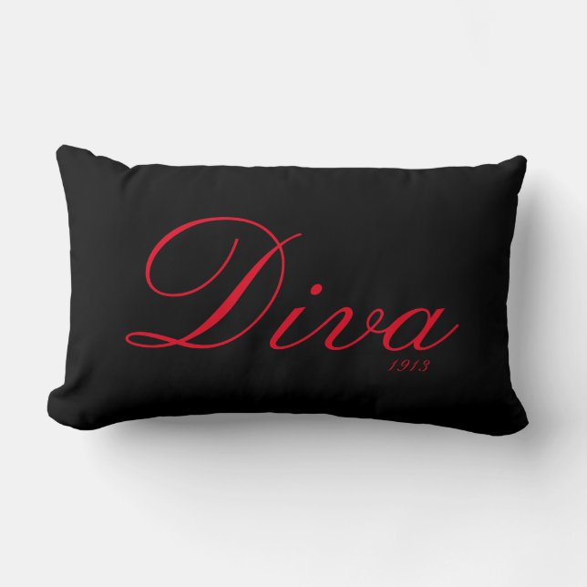 Almohada negra de la diva 1913 (Anverso)