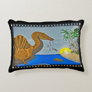 Almohada Negra de Playa de Spinosaurus