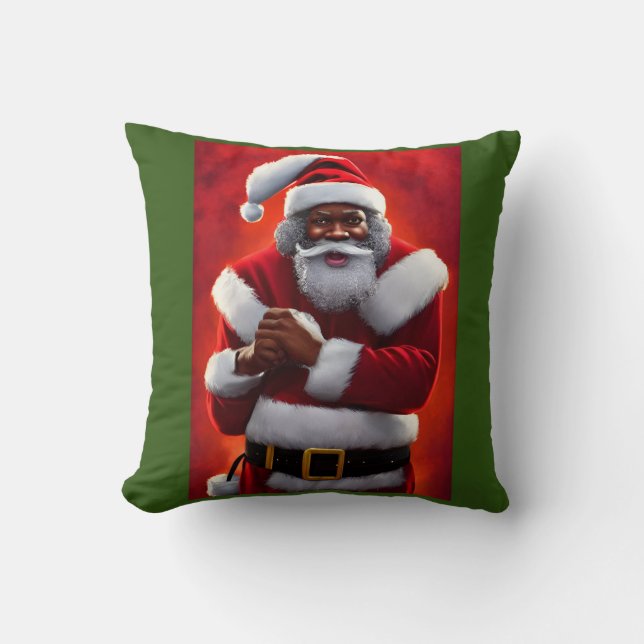 almohada negra de Santa María (Anverso)