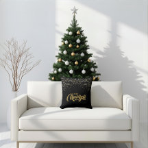 Almohada Negra Elegante