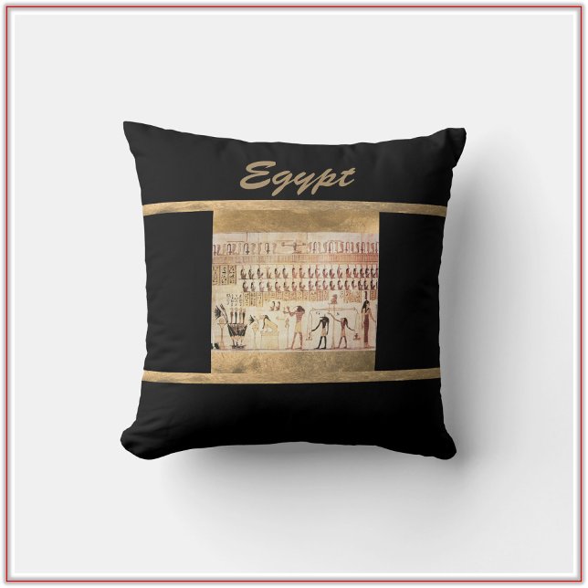 Almohada Negra Elegante del Antiguo Egipto (Subido por el creador)