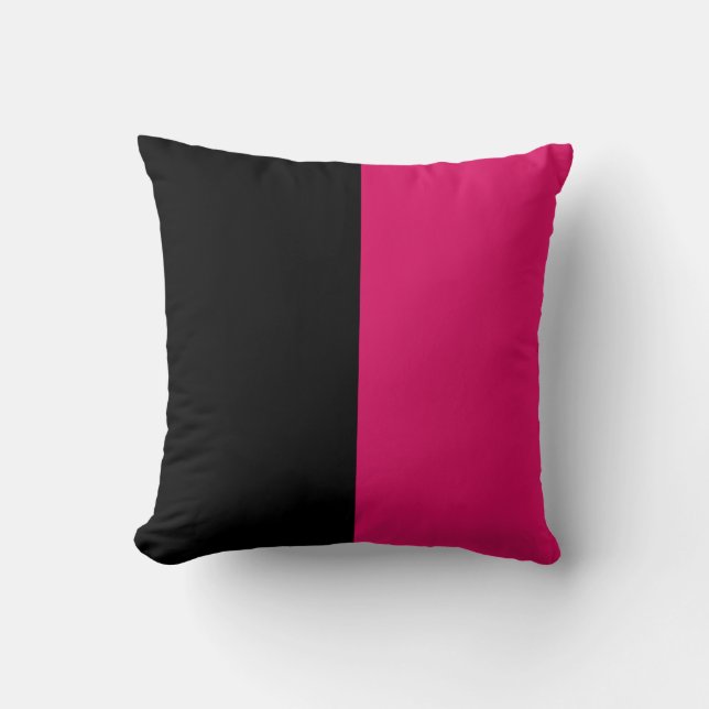 Almohada Negra-Fuschia (Anverso)