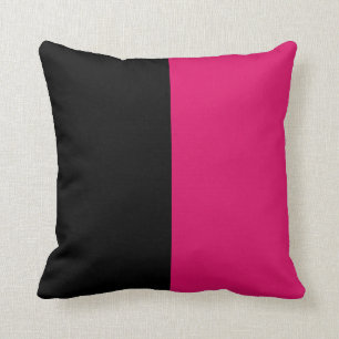 Almohada Negra-Fuschia