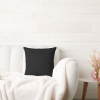 Almohada Negra | Minimalista Moderna – Decoración 