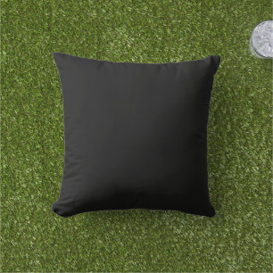 Almohada negra para exteriores
