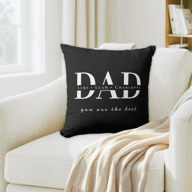 Almohada negra personalizada de DAD moderna (Subido por el creador)