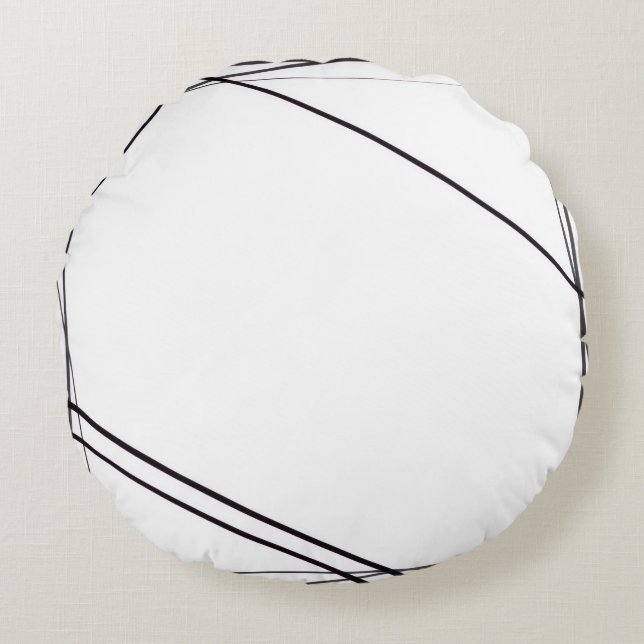 Almohada Negra Y Blanca (Anverso)