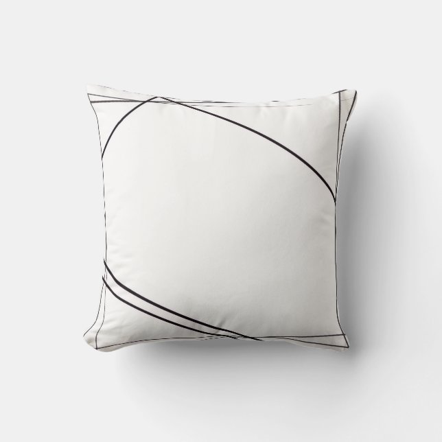 Almohada Negra Y Blanca (Anverso)