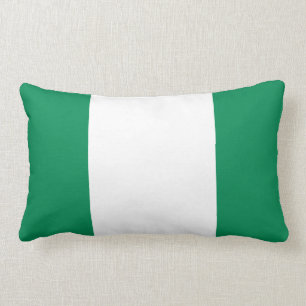 Almohada nigeriana de la bandera